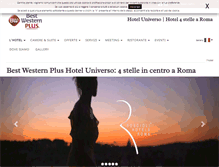 Tablet Screenshot of hoteluniverso.com