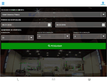 Tablet Screenshot of hoteluniverso.com.br